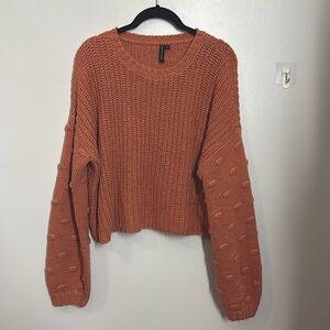 Dusky Rose Cropped Sweater